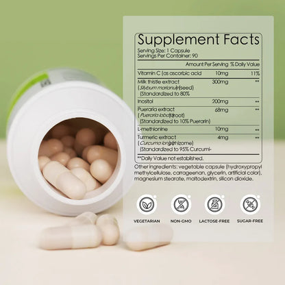 Milk Thistle 300mg, Liver Detox & Repair Support